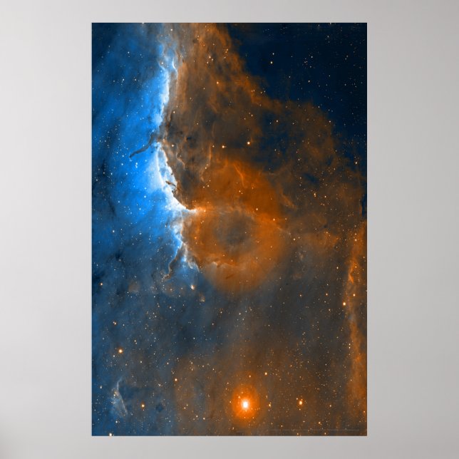 Pelican Nebula Ionization Front 20 x 30 (29 x 29) Poster (Framsidan)