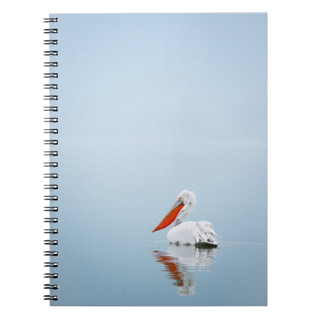 PELICAN PÅ BLUE VATTEN ANTECKNINGSBOK (Framsidan)