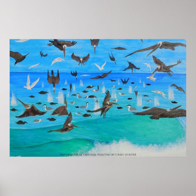 Pelican pandemonium poster (Framsidan)