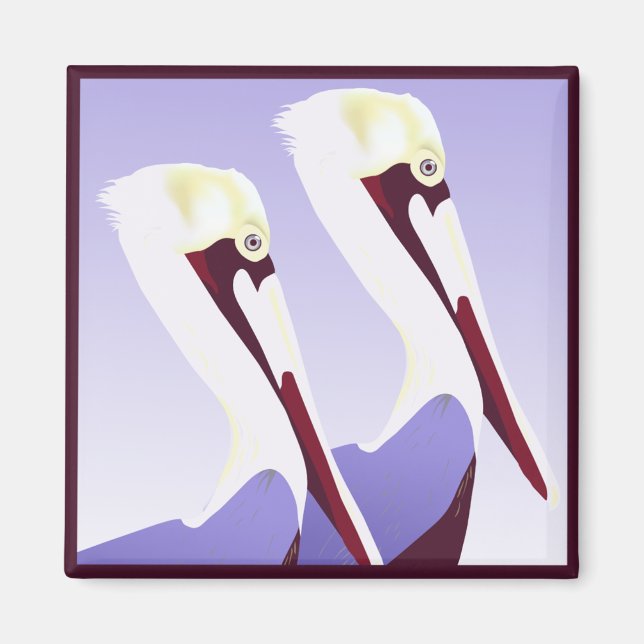 Pelican Pelicans Magnet (Framsidan)