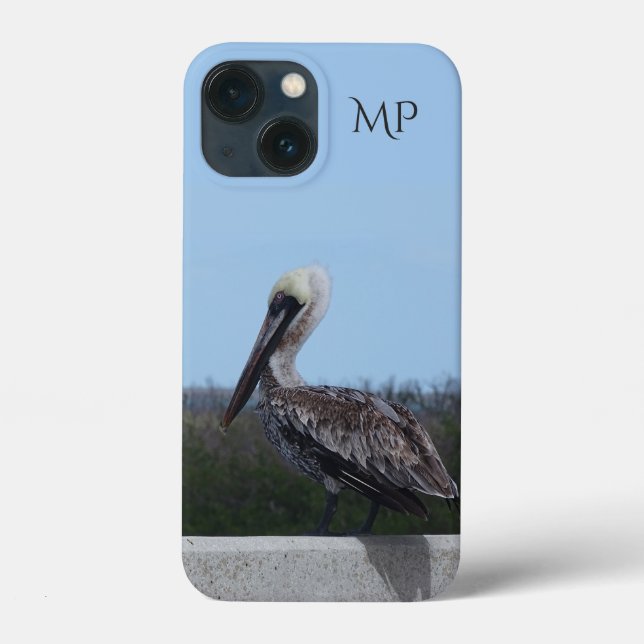 Pelican Phone Case med eller utan Initialer eller  (Baksida)