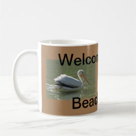 Pelican Photo Coastal Bird Sommarbuss Kaffemugg