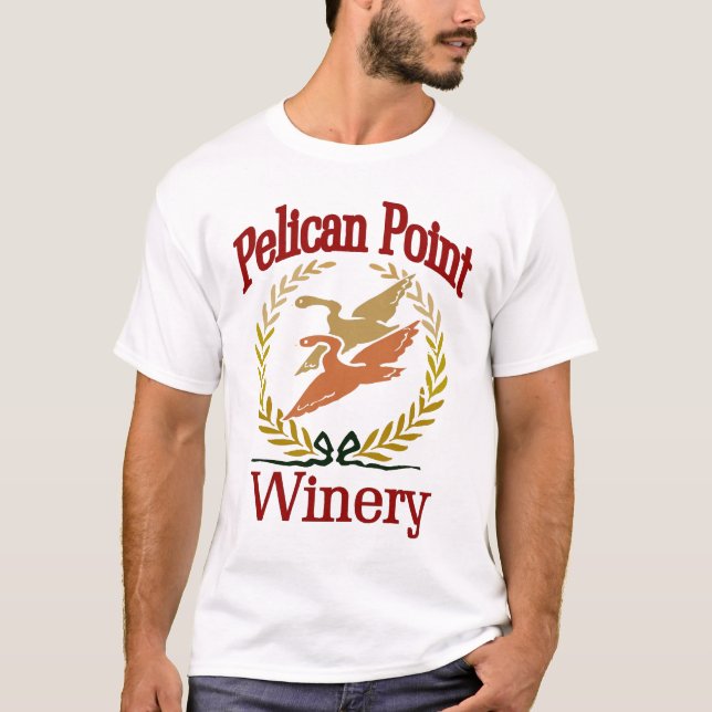 Pelican Point Vin T Shirt (Framsida)