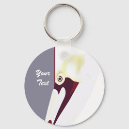 Pelican Porträtt Keychain Nyckelring