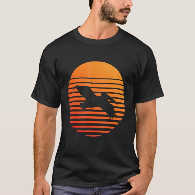 Pelican Shadow Silhouette framför Sol T Shirt (Framsida)