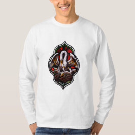 Pelican som kristen symbol t shirt