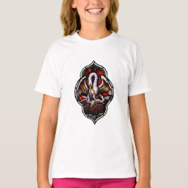 Pelican som kristen symbol t shirt