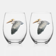 Pelican Stemless Vin Glass - 2 set