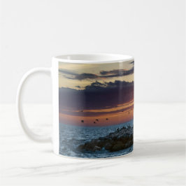 Pelican Sten Sunset, Dauphin Island, Alabama Kaffemugg