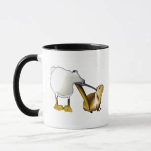Pelican Tries to Eat Capybara Funny capybara Mugg