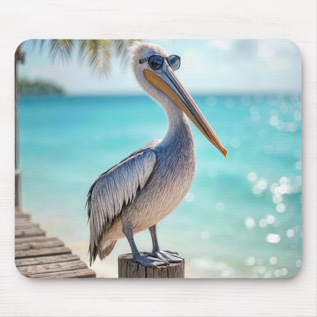 Pelican Wearing Sunglass Musmatta (Framsidan)