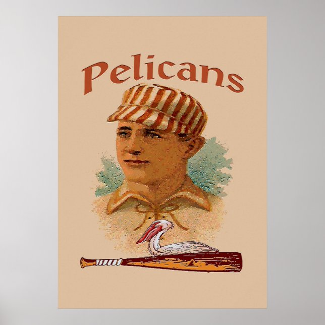 Pelicans Baseball Poster (Framsidan)