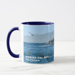 Pelicans Bask - Marina Del Rey, CA Mugg