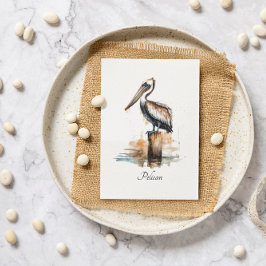 Pelicans poise anteckningskort