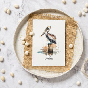 Pelicans poise anteckningskort