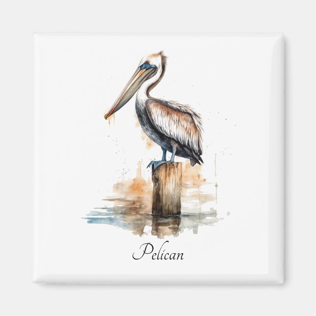 Pelicans poise magnet (Framsidan)