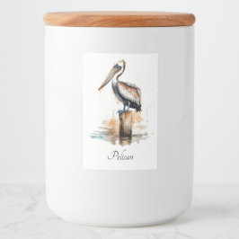 Pelicans poise mat etikett