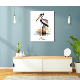 Pelicans poise poster