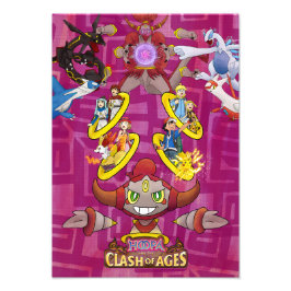 Pelicula de hoopa POKEMON Fototryck