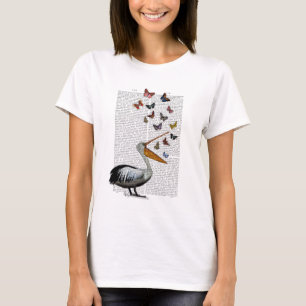 Pelikan & Butterflies T Shirt
