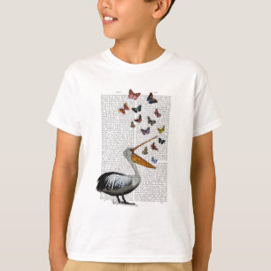 Pelikan & Butterflies T Shirt
