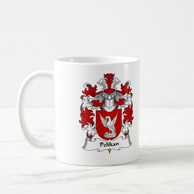 Pelikan familjvapensköld kaffemugg (Vänster)