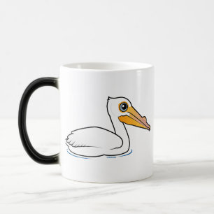 Pelikan för BIrdorable amerikanvit Magisk Mugg