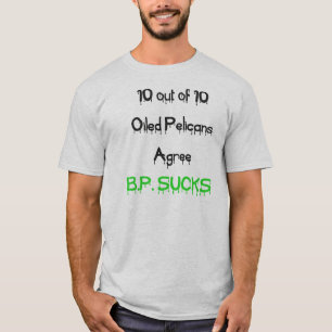Pelikan instämm, BP suger T-shirt
