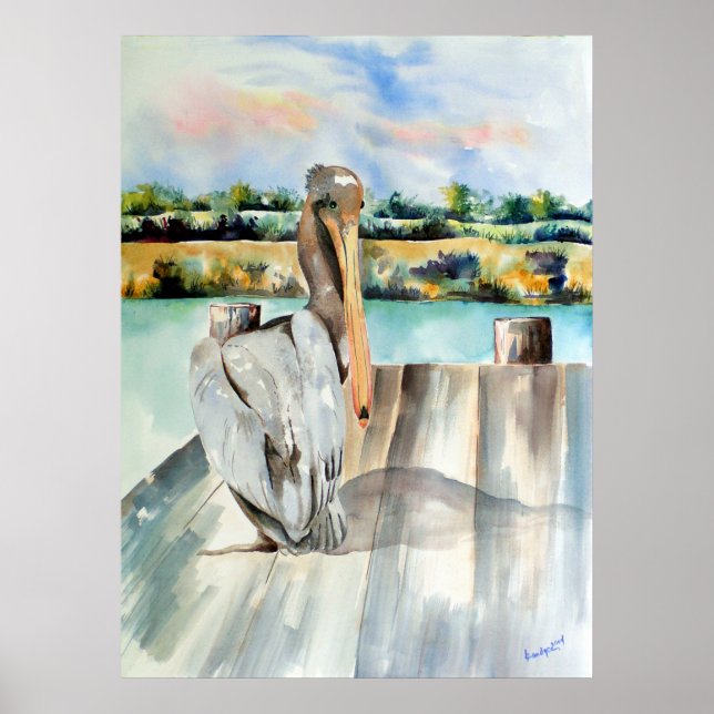 Pelikan med en attityd poster (Framsidan)