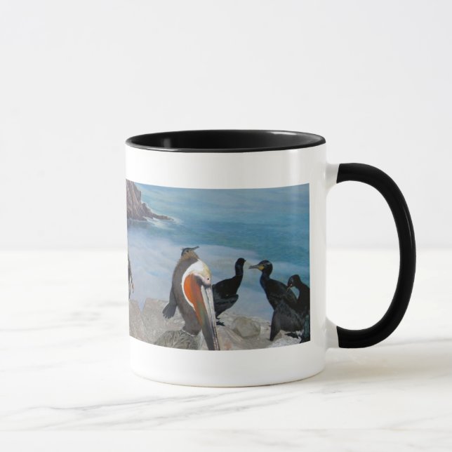 Pelikan- och Cormorantsmugg Mugg (Höger)