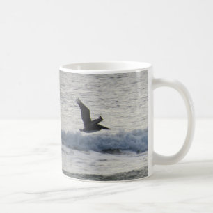 Pelikan på skymningkaffemuggen kaffemugg