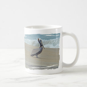 Pelikan på yttre banker OBX NC Kaffemugg