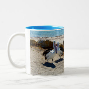Pelikaner i Kärlek, Två-Tonad Mugg