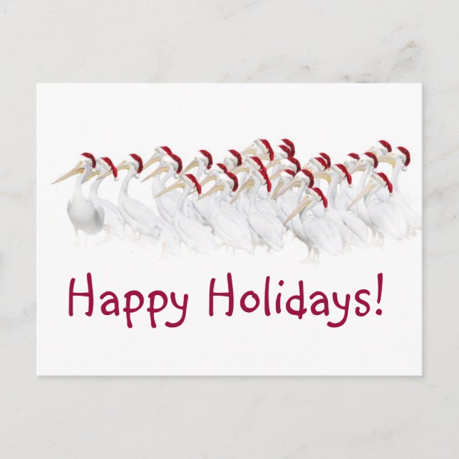 Pelikanglad helgvykort! helg vykort (Framsida)