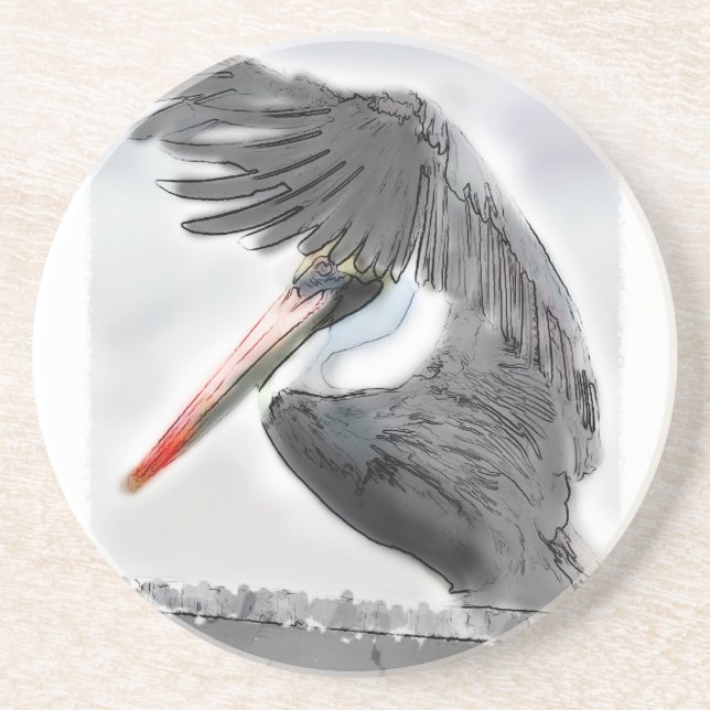 Pelikanhonnör Underlägg (Framsidan)