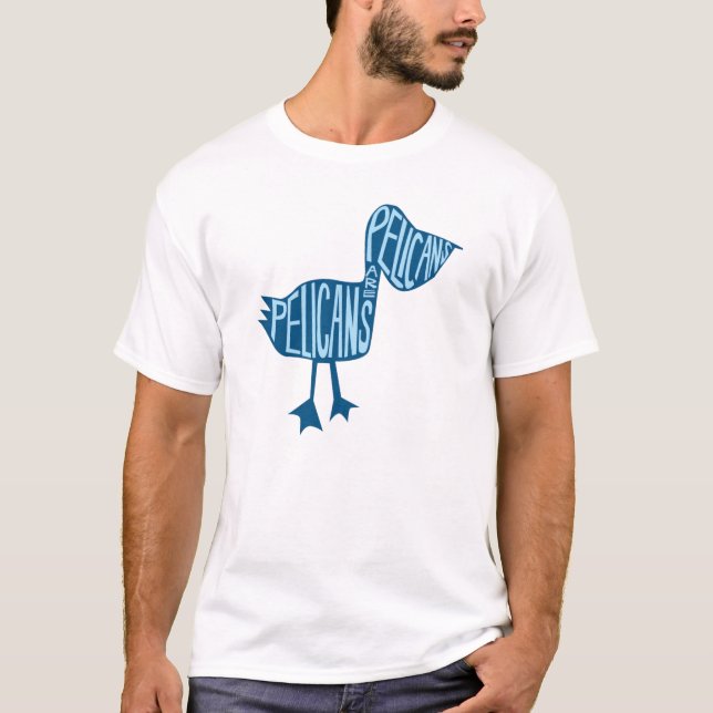 Pelikanskjorta Tee Shirt (Framsida)