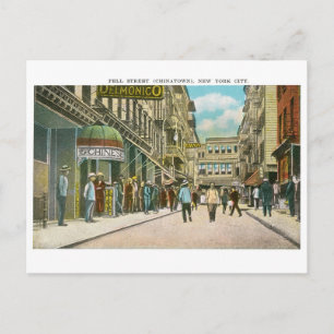 Pell Street (CHINATOWN), New York City (Vintage) Vykort