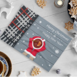 Pellack och Wintry Cute Julkök Towel Kökshandduk