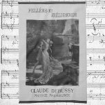 Pelleas and Melisande Opera, 1902 Kökshandduk<br><div class="desc">Vintage illustration musikdesign med Pelléas et Mélisande,  en opera i fem akter med musik från Claude Debussy.</div>