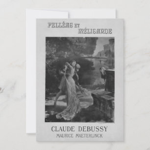Pelleas och Melisande Opera, 1902 Inbjudningar