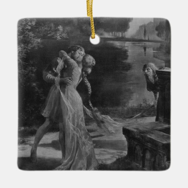 Pelleas och Melisande Opera, 1902 Julgransprydnad Keramik (Framsida)