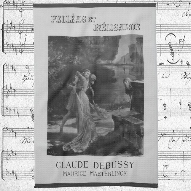 Pelleas och Melisande Opera, 1902 Kökshandduk (Skapare uppladdad)
