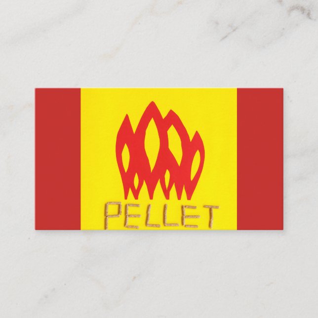 PELLET-AFFÄRSKORT VISITKORT (Framsida)