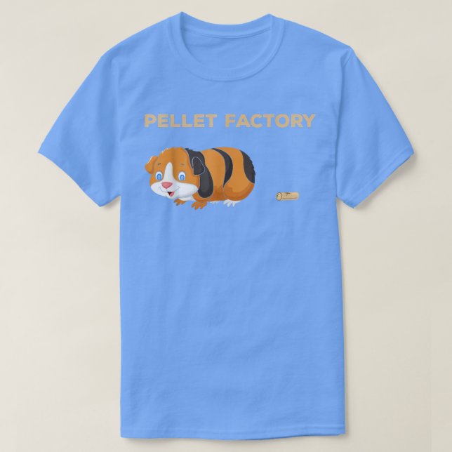 Pellet Factory, Funny Guinea Gris Grisar Piggy Cav T Shirt (Design framsida)