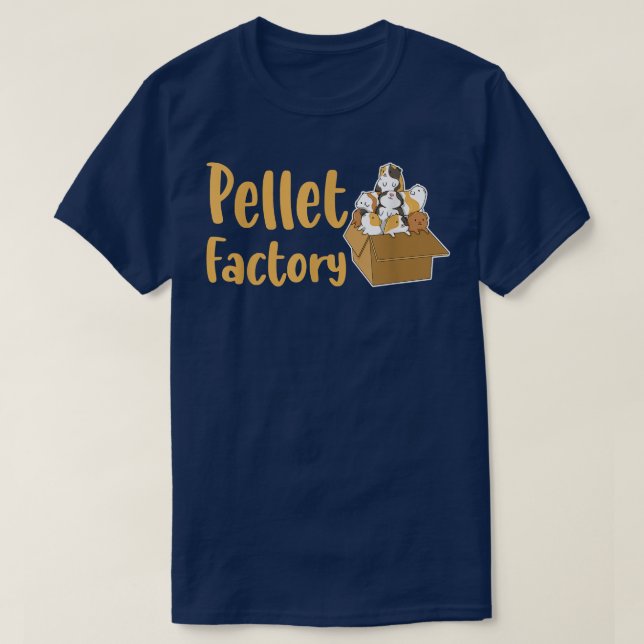 Pellet Factory Quote for a Guinea Gris Nerd T Shirt (Design framsida)