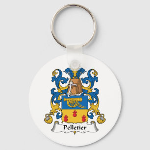 Pelletier familjvapensköld nyckelring