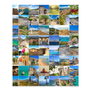 Peloponnes-foto, Grekland, Europa Fototryck