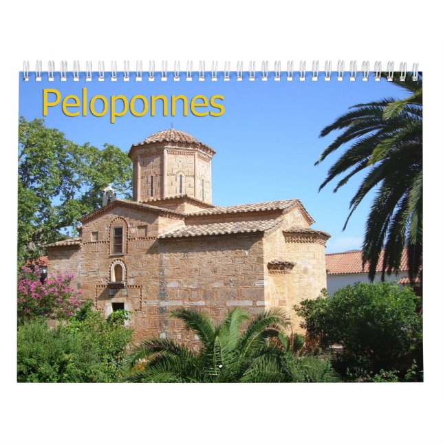 PELOPONNES, Greklands väggkalender Kalender (Omslag)