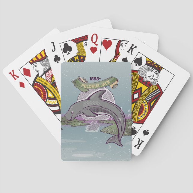 Pelorus Jack New Zealand Dolphin Casinokort (Baksidan)