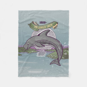 Pelorus Jack New Zealand Dolphin Fleecefilt